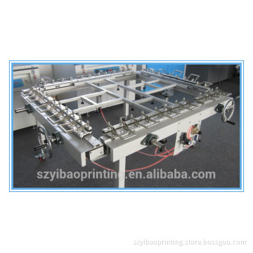silk mesh screen printing stretching machine prices for screen fram